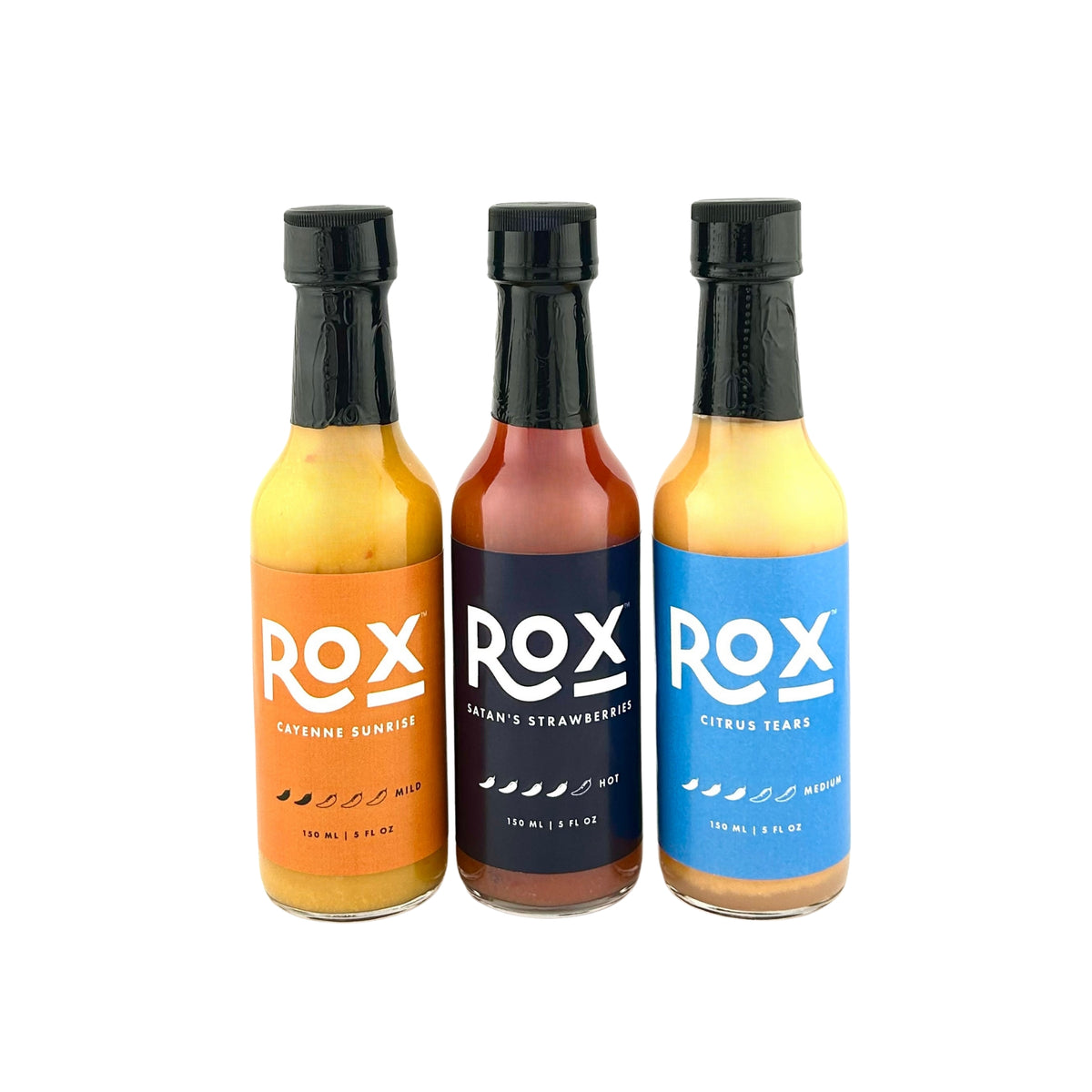 Famous Rox The Elevated Salad Hot Sauce Collection | All-Natural Hot Sauces – Rox ...
